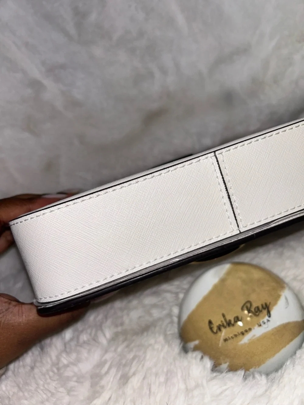 Michael Kors Cream Carmen Flap Crossbody Bag- BRAND NEW NWT